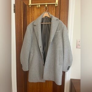 Men’s tailored Hockney pea coat (medium)